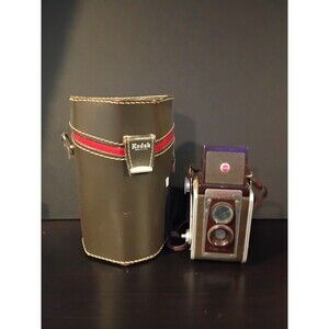 VINTAGE 1950s KODAK DUAFLEX IV CAMERA w/ KODAR 72mm LENS Untested